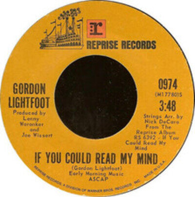 Gordon Lightfoot - If You Could Read My Mind / Poor Little