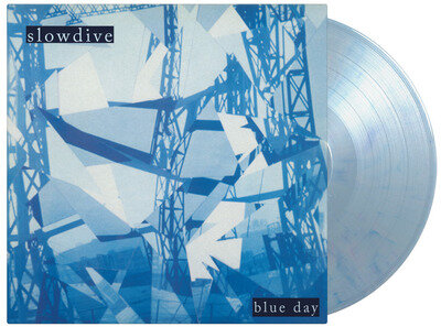 Slowdive Blue Day Blue & White Marbled Vinyl LP New Sealed