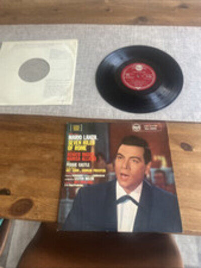 MARIO LANZA- SEVEN HILLS OF ROME. (UK, 1958, 10" ALBUM, RCA RED SEAL, RA.13001)