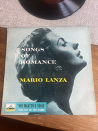 Mario Lanza – Songs Of Romance 1955 10” His Master's Voice – BLP 1071