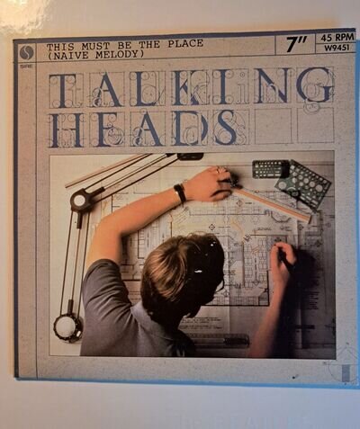 Talking Heads RARE UK 1983 vinyl 7" This Must Be The Place / Moon Rocks