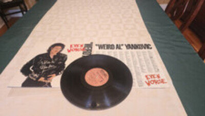 weird al yankovic Autographed LP
