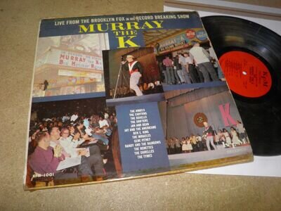 MURRAY THE K- LIVE BROOKLYN- JAN & DEAN/ RONETTES/SHIRELLES/DRIFTERS VINYL ALBUM