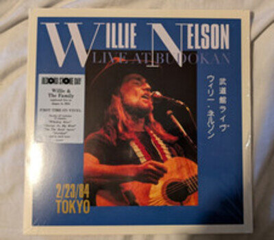 Willie Nelson Live At Budokan, Beautiful Double Vinyl LP New and Sealed