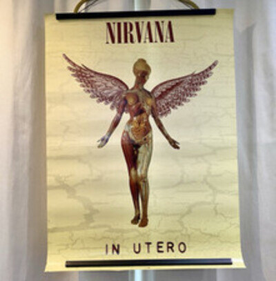 Nirvana In Utero Poster - Vintage Original Promo Only 1993