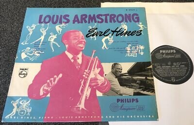 LOUIS ARMSTRONG AND HIS ORCHESTRA & EARL HINES (1928)-1954 VINYL LP (VG+/VG+)