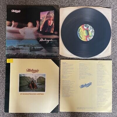 Melanie Vinyl Albums Maddrugada Stoneground Words X2 VGC Neighbourhood Records
