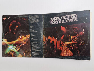 Frank Zappa Roxy & Elswhere Vinyl Double Album Original 1974 DiscReet Records