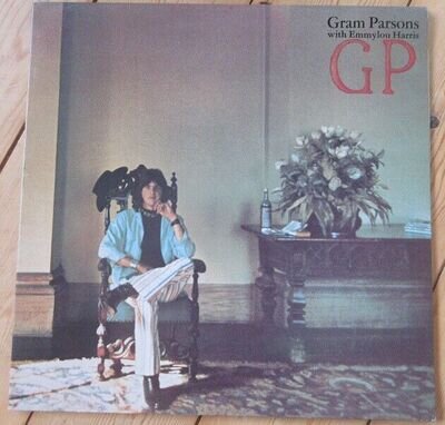 GRAM PARSONS - GP 1973 UK RELEASE VINYL LP ALBUM GATEFOLD Reprise K44228 - EX/EX