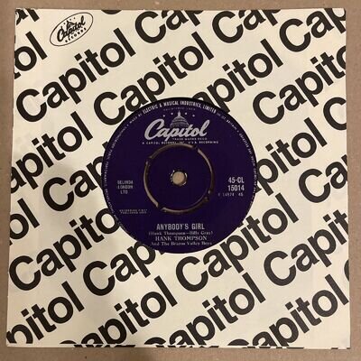 HANK THOMPSON - Anybody’s Girl (Capitol CL 15014) 1959 7” 45rpm
