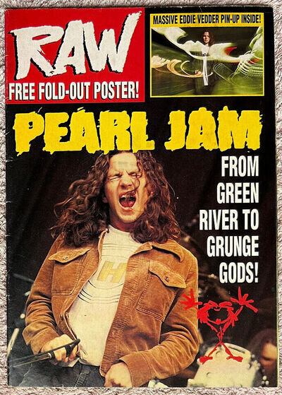 PEARL JAM - Foldout magazine poster / Mini Booklet