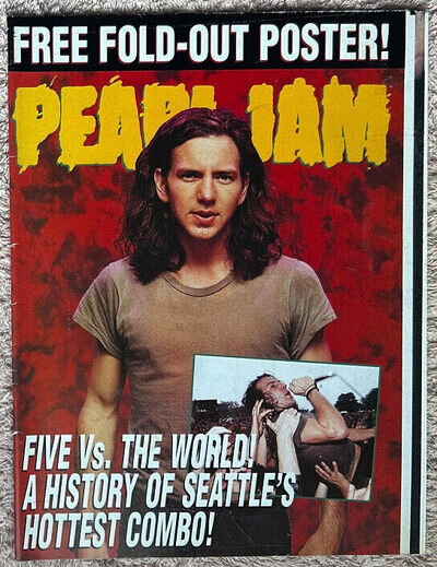 PEARL JAM - A5 Booklet / Foldout poster