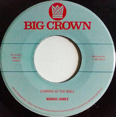 Norah Jones ‎– Staring At The Wall / At This Time Vinyl 7" New (Big Crown)