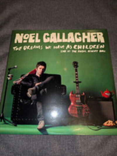 NOEL GALLAGHER "THE DREAMS WE HAVE AS CHILDREN" RARE WHITE VINYL PRESS