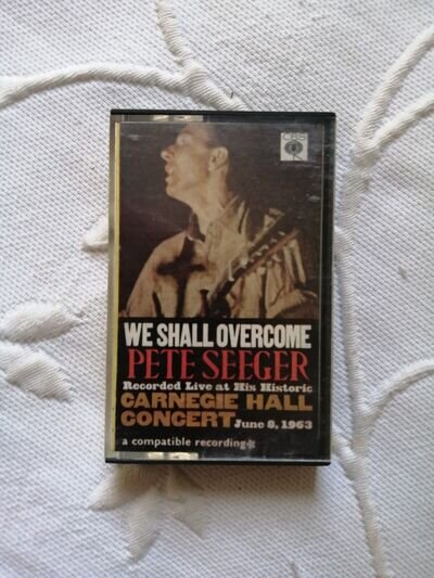Pete Seeger Cassette We Shall Overcome.