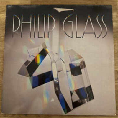 Philip Glass Glassworks LP Vinyl 1982 CBS 73640