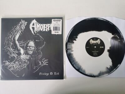 AMORPHIS PRIVILEGE OF EVIL 12"CUSTOM TRI-COLOR MERGE EDITION VINYL RECORD NEW