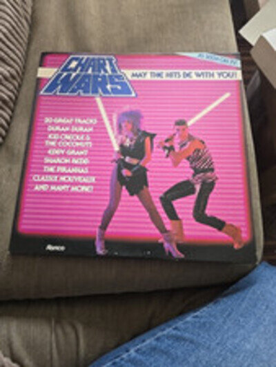 Chart Wars (May The Hits Be With You!) UK LP 1982 Duran Duran Japan Bauhaus Wham