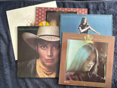 Emmylou Harris X5 Vinyl LP’s Sally Rose Elite Hotel Thirteen Evangeline Country