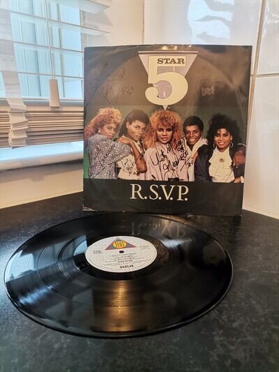 FIVE STAR RSVP 12'' Vinyl RCA TENT RECORDS PT40446 "85 UK First Press Signed