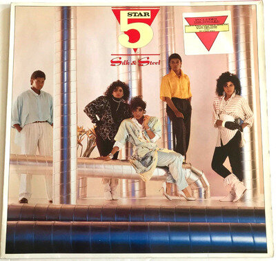 5 Five Star - Silk and Steel Vinyl LP Album 1986 Rain Or Shine
