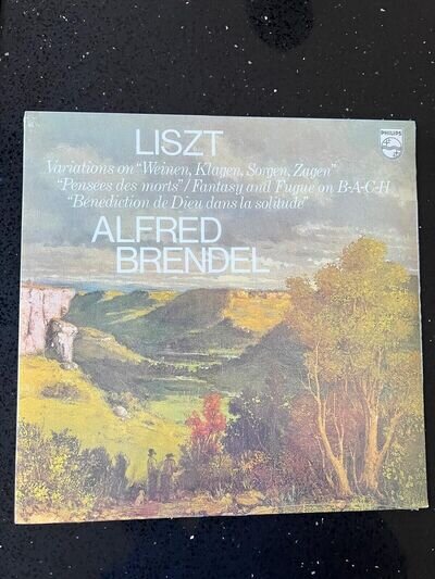 Alfred Brendel Liszt Fantasia and Fugue On BACH LP VINYL NEW SEALED