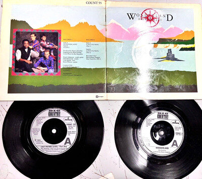 BIG COUNTRY (RARE BOOKLET GATE-FOLD DOUBLE DISC) ''WONDERLAND" PIC SLEEVE 7" REC