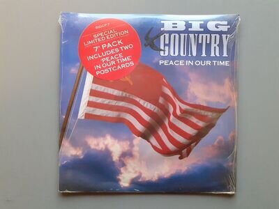 BIG COUNTRY Peace In Our Time UK 1989 Mercury 7" postcard pack NEW/SEALED!
