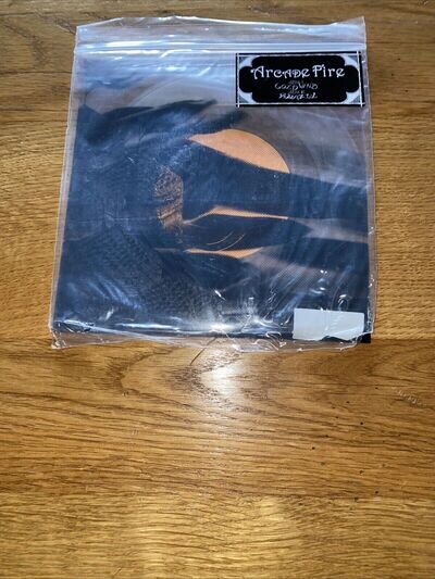 Arcade Fire Cold Wind CLEAR 7" vinyl 2005 Yellow Label A1/B1 1st Press Mint/nr M