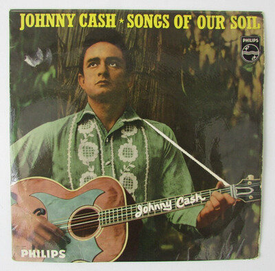 Johnny Cash- Songs Of Our Soil - 7" Vinyl 1959 4 Track - Philips BBE 12395