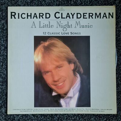 Richard Clayderman - A Little Night Music - 12 Classic Love Songs - UK - 1988