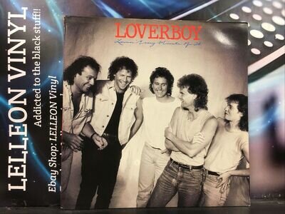 Loverboy Lovin’ Every Minute Of It LP Album Vinyl Record CBS26573 Rock 80’s
