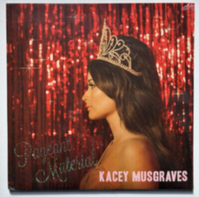 Kacey Musgraves : Pageant Material European pink marbled vinyl LP MINT/EX