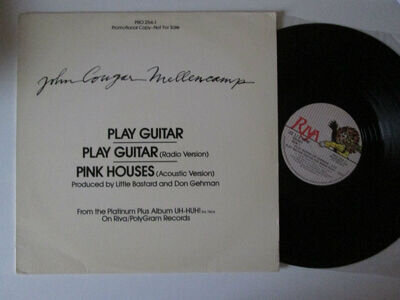 JOHN Cougar MELLENCAMP USA 1983 PROMO 12" Single PLAY GUITAR