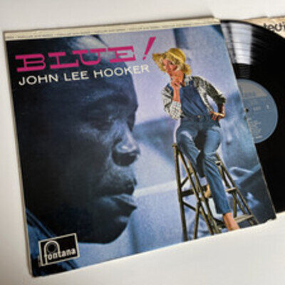 John Lee Hooker - Blue! (Fontana 1965 UK Mono Vinyl LP VG+/VG+)