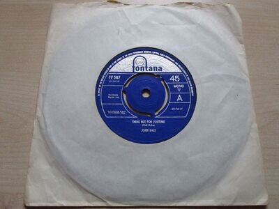 Joan Baez There But For Fortune 7" Hit Record