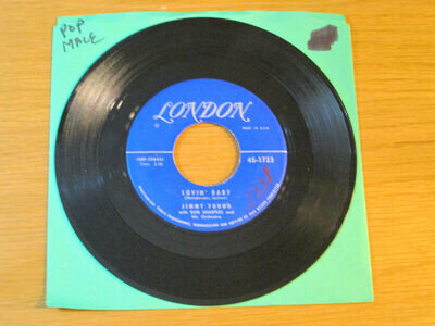 POP MALE 45 RPM - JIMMY YOUNG - LONDON 1723 - "LOVIN' BABY"