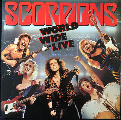 SCORPIONS WORLD WIDE LIVE 12'' VINYL DOUBLE ALBUM HARVEST RECORDS SCORP1 1985