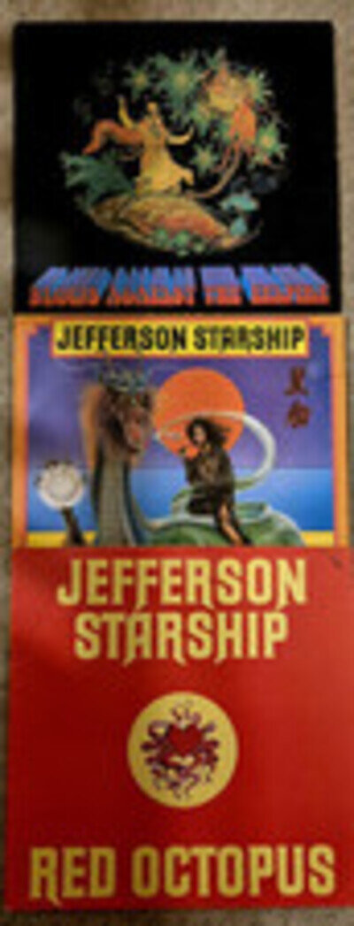 3 x Jefferson Starship Vinyl Albums