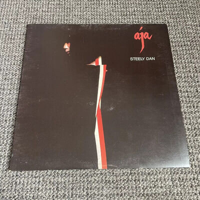 Steely Dan – Aja Vinyl Record FIRST UK Pressing BLACK 1977