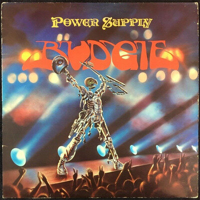 BUDGIE POWER SUPPLY 12'' VINYL ALBUM ACTIVE RECORDS ACTLP1 1980 UK FIRST PRESS
