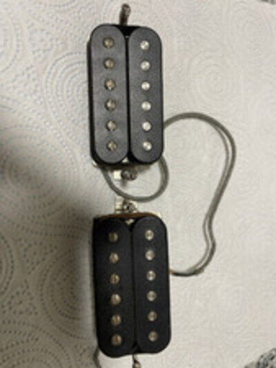 Rare 1980s Tim Shaw Gibson Pickups neck & bridge