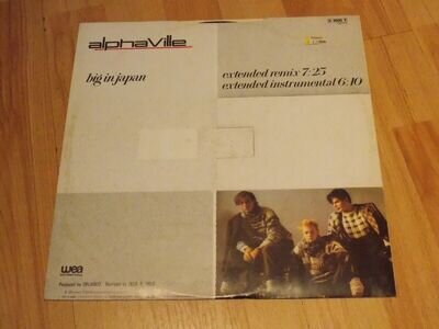 alphaville big in japan (1st press wea1984 x9505t)12" vilyl EP extended/remix