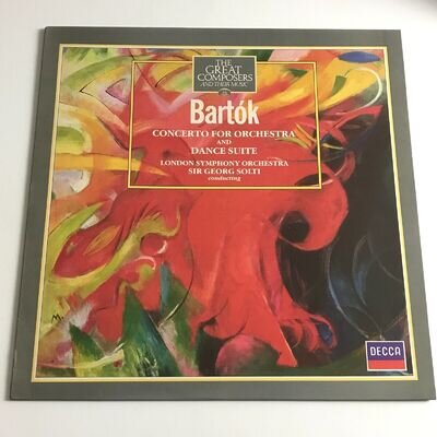 Bartok/Solti - Concerto For Orchestra/Dance Suite LP - DECCA 411 023-1 EX/EX
