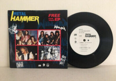 Metal Hammer 4-Track Maxi Single Vinyl. Free 7". EP. GERMAN PROMO.