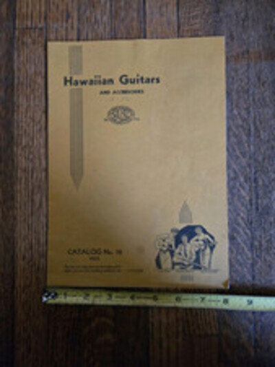Original 1935 OAHU guitar Catalog