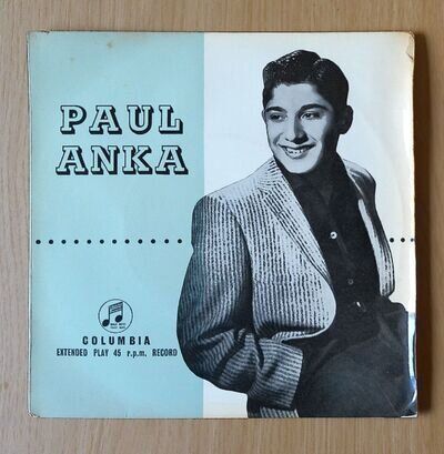 Paul Anka: Diana. '57 UK 7" EP: SEG 7747