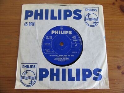 The Walker Brothers - The Sun Ain't Gonna Shine Anymore 7" Vinyl - 1966 Mono