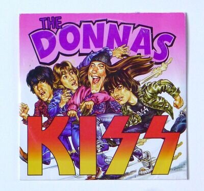 KISS / THE DONNAS Lookout Records 7" 45rpm Detroit Rock City/ The Strutter