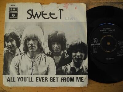SWEET All You'll Ever Get From Me / The Juicer 45 7" single 1970 Sweden EX-